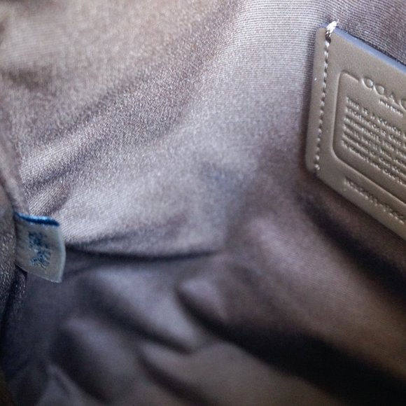 Coach Medium File Xbody Bag Khaki Signature Brown - Picture 8 of 12